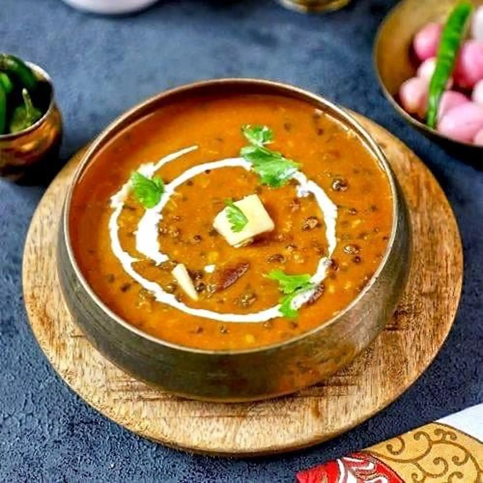 Dal Makhni - Slow-cooked black lentils at Punjab Dhaba Edmonton